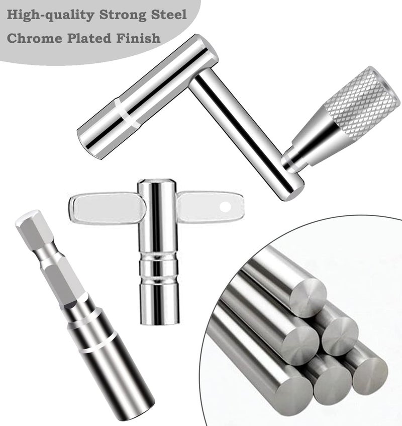 MOONBACK Drum Key Set, Speed Drum Key, Standard Drum Keys And Drill Bit Drum Key Tuner Percussion Hardware Tool for Drum Accessories - Image 3
